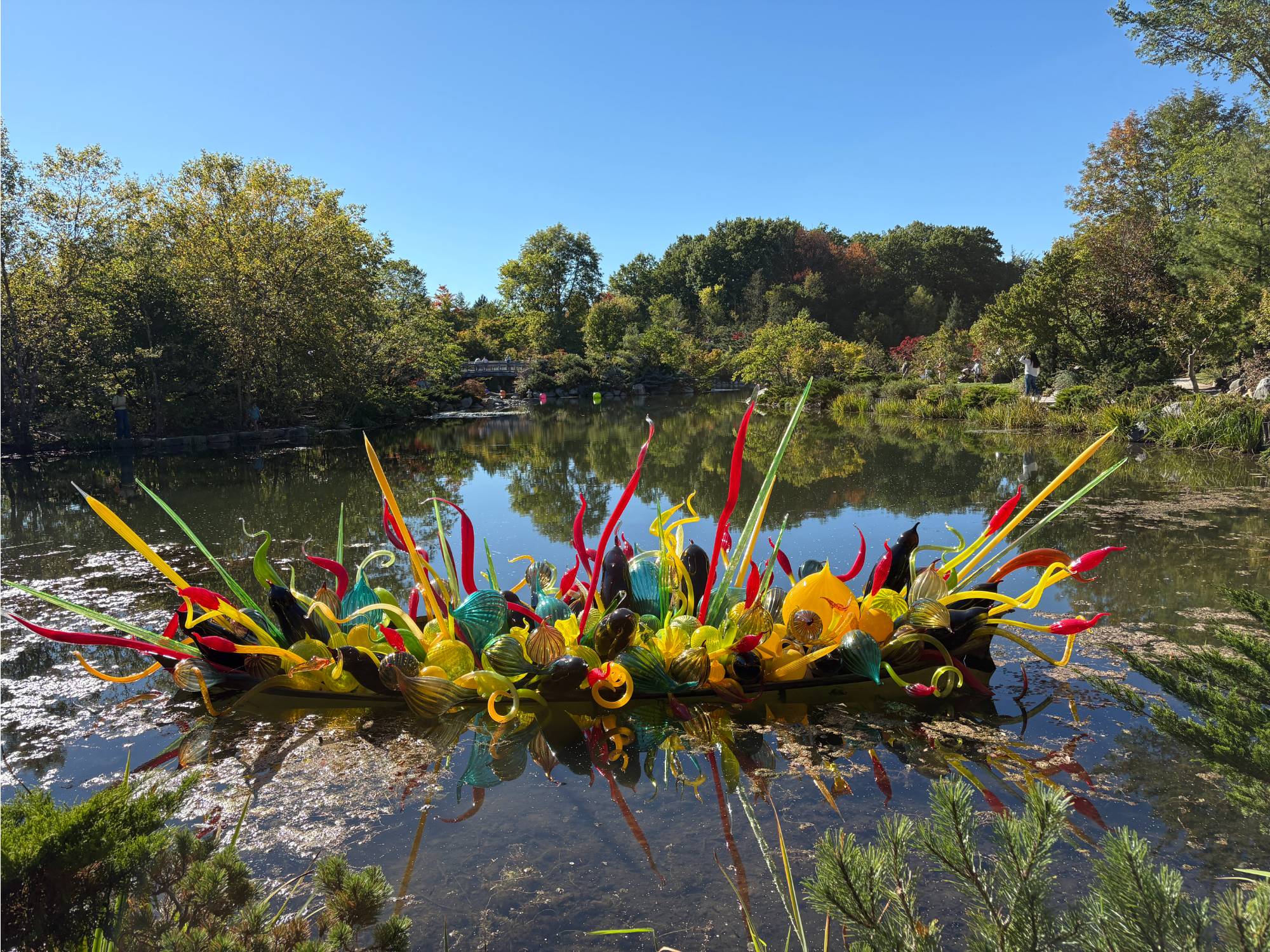 chihuly exhibit in the water